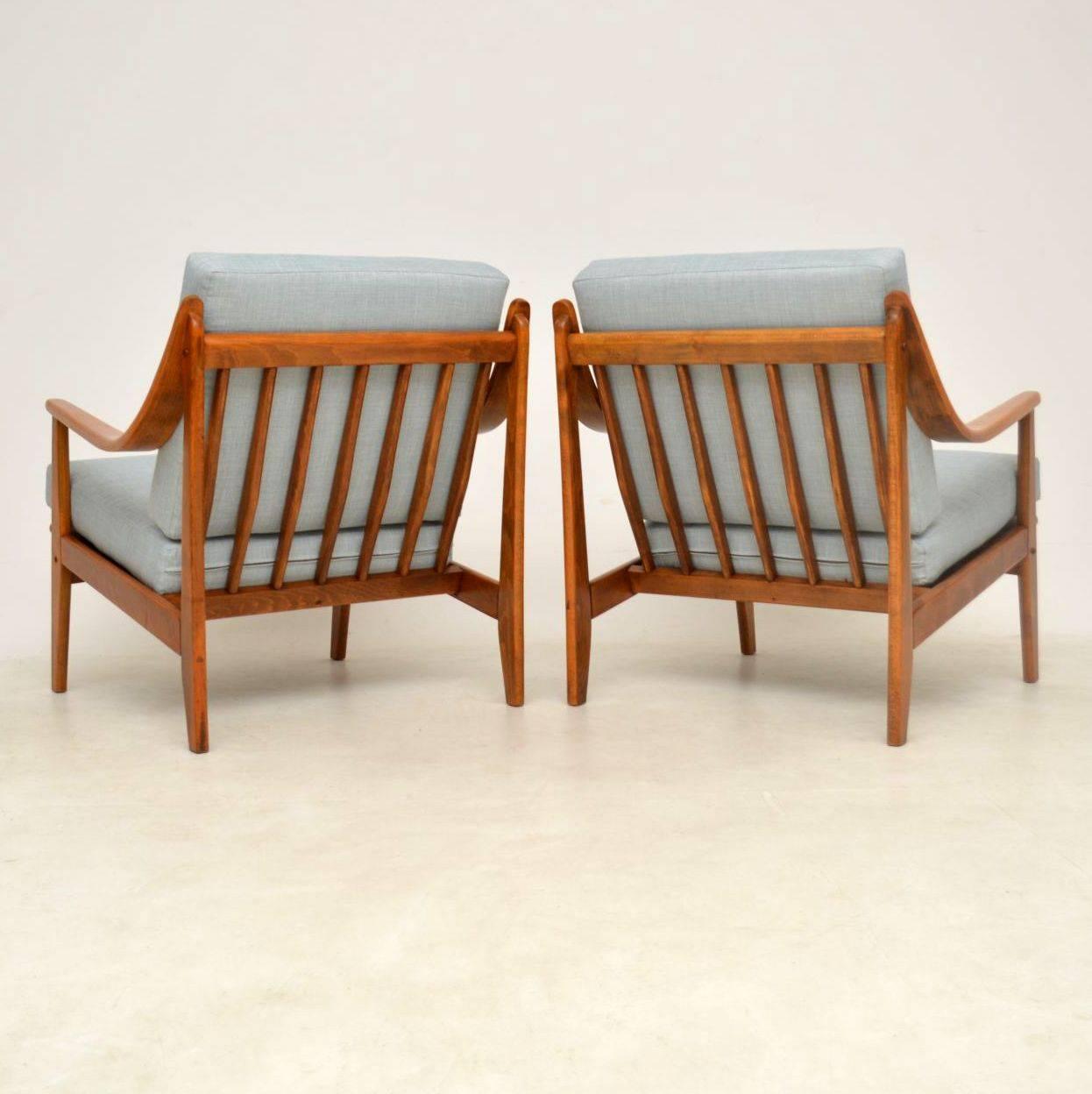 1960s Pair of Danish Vintage Armchairs 4