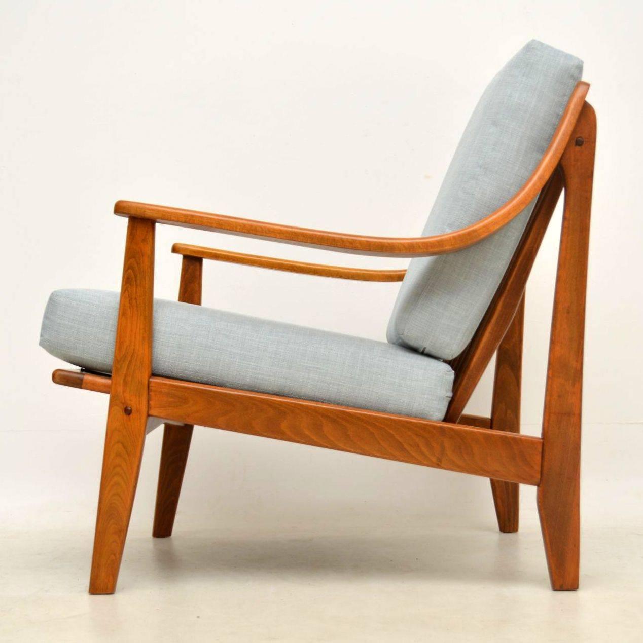 Mid-20th Century 1960s Pair of Danish Vintage Armchairs