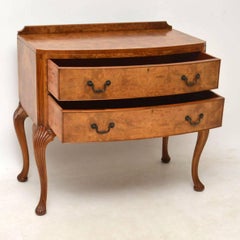 Antique Burr Walnut Server Table