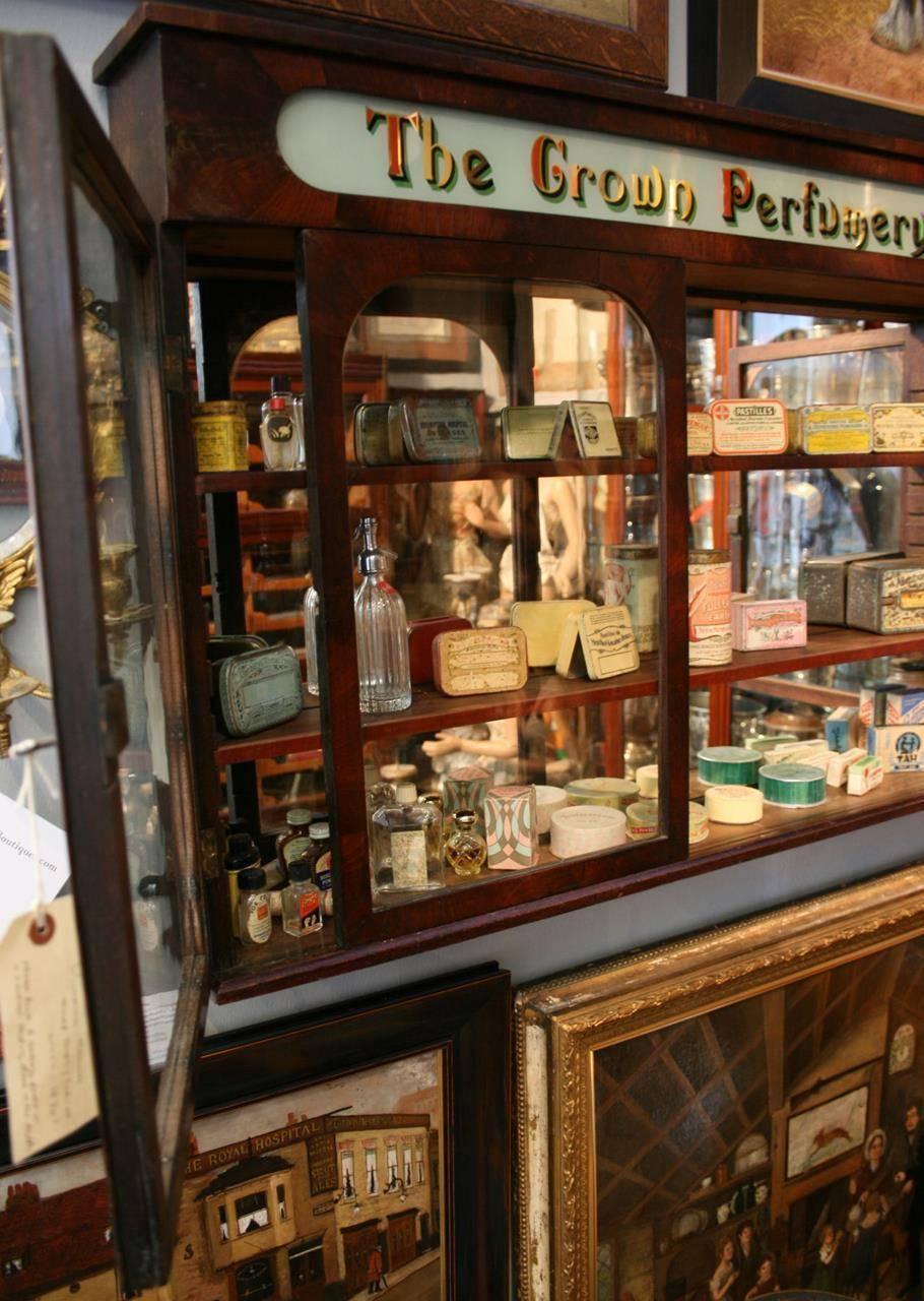 pharmacy cabinet antique