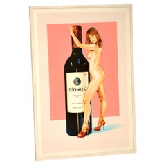 "Dionus" by Mel Ramos, Artist Signed Lithograph