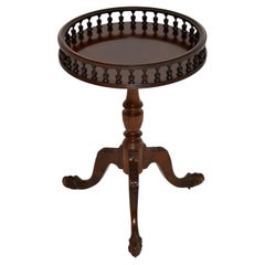 Antique Georgian Style Gallery Top Wine Table