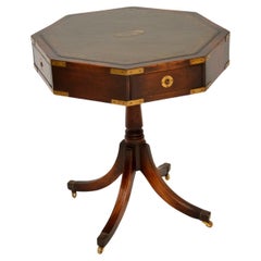 Vintage Military Campaign Drum Table