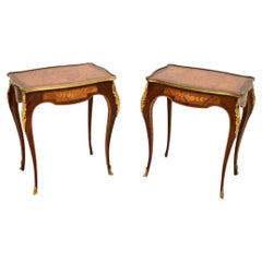 Pair of Antique French Louis XVI Style Side Tables