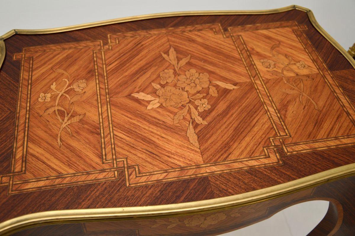 Pair of Antique French Louis XVI Style Side Tables For Sale 1