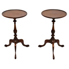 Paire de tables à vin anciennes de style géorgien