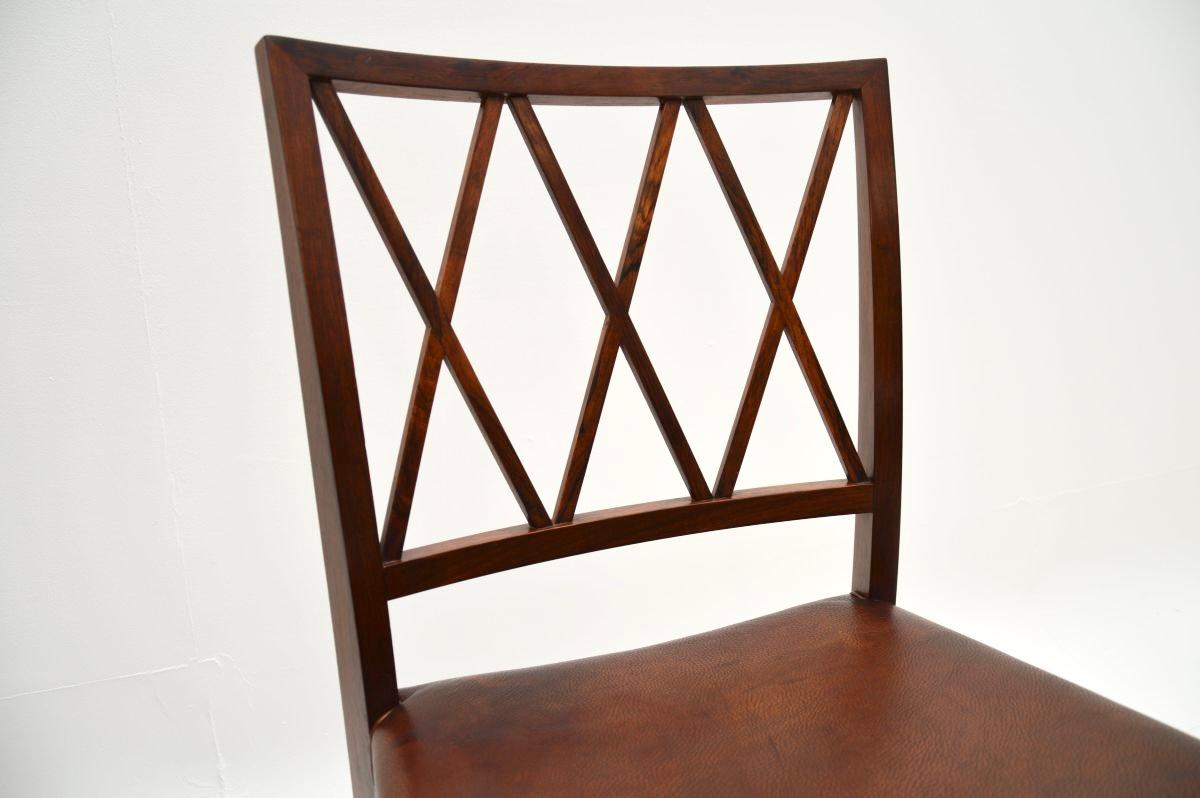 Paire de chaises danoises vintage par Ole Wanscher en vente 1