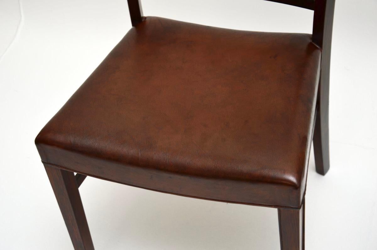 Paire de chaises danoises vintage par Ole Wanscher en vente 3