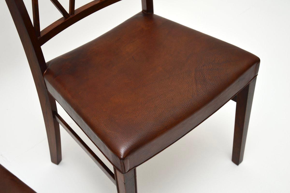 Paire de chaises danoises vintage par Ole Wanscher en vente 2