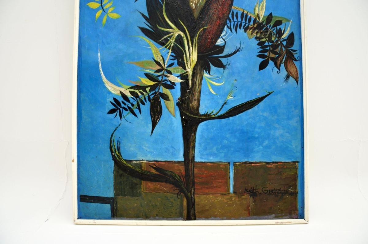 Vintage Ölgemälde von Keith Gretton geb.1934 (Moderne der Mitte des Jahrhunderts) im Angebot