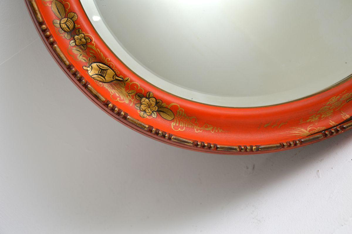 Miroir chinoiseries laqué ancien Bon état - En vente à London, GB
