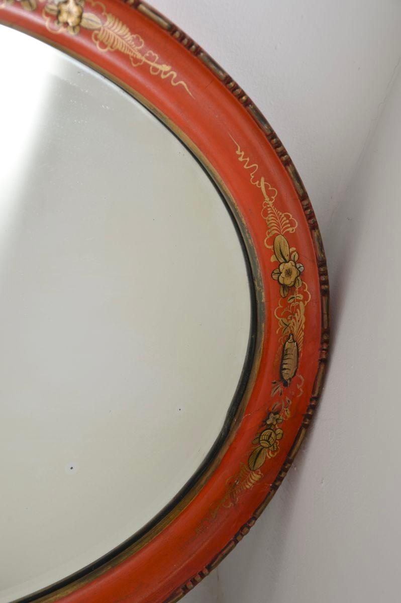 Laqué Miroir chinoiseries laqué ancien en vente