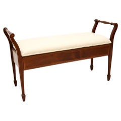 Antique Edwardian Piano Duet Stool