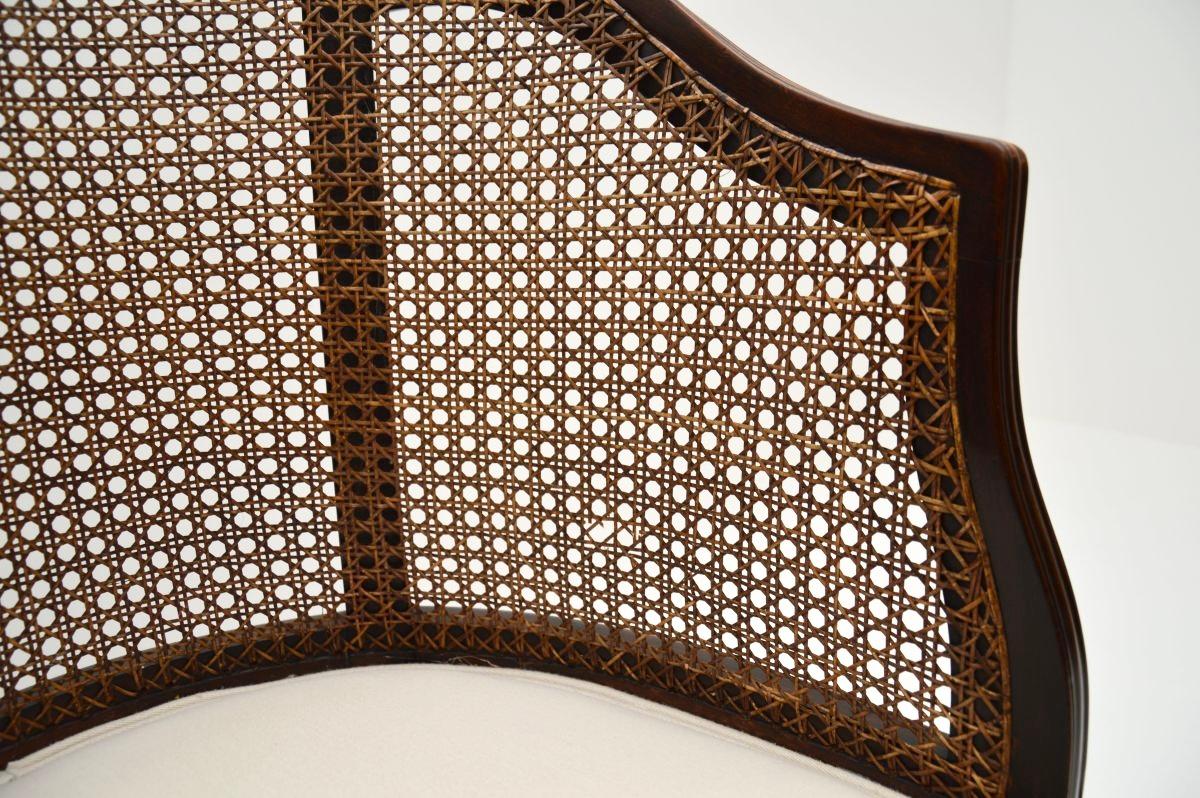 Fauteuil canné ancien édouardien en vente 3