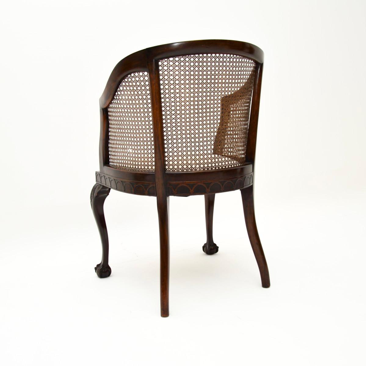 Fauteuil canné ancien édouardien Bon état - En vente à London, GB