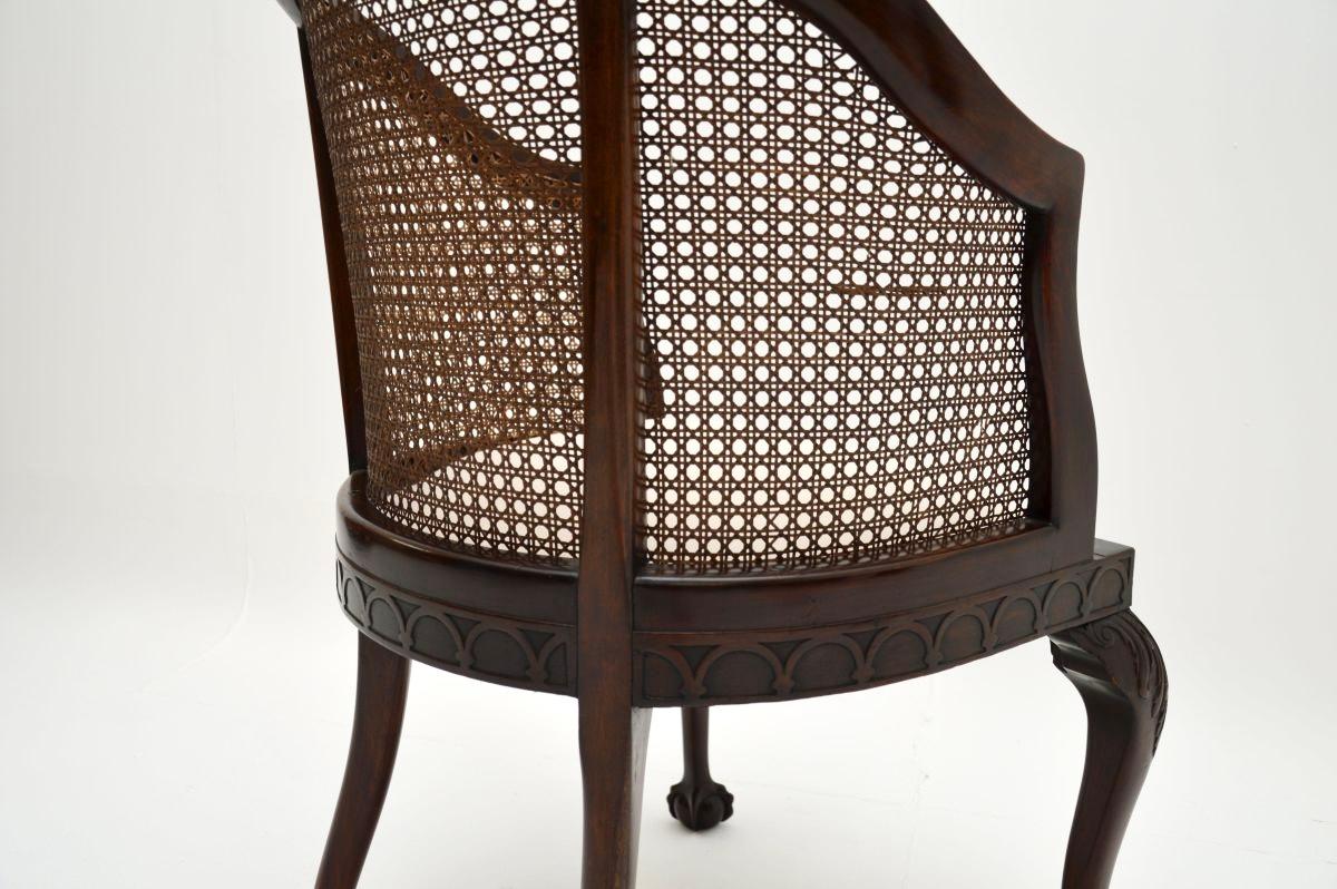 Fauteuil canné ancien édouardien en vente 4