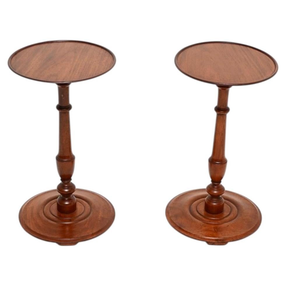 Tables à vin / tables d'appoint édouardiennes anciennes en vente