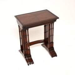 Antique Edwardian Nest of Four Tables