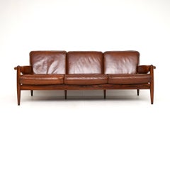 Dänisches Vintage-Ledersofa