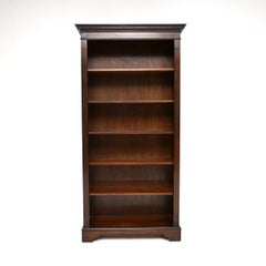 Antique Georgian Style Open Bookcase