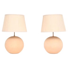 Pair of Vintage French Ceramic Lamps