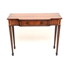 Antique Georgian Style Inlaid Console Table