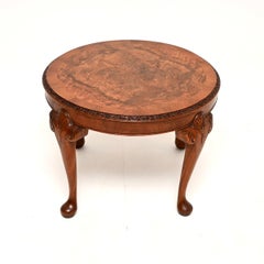 Antique Burr Walnut Coffee Table