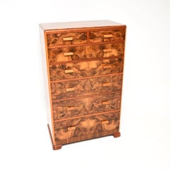Art Deco Burr Walnut Chest of Drawers
