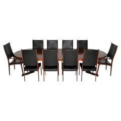 Set of Ten Danish Vintage Dining Chairs by Arne Hovmand-Olsen