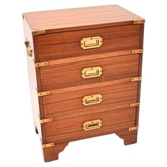 Antique Military Campaign Style Chest of Drawers