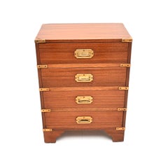Antique Military Campaign Style Chest of Drawers