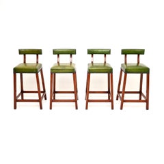 Set of Four Antique Georgian Style Bar Stools