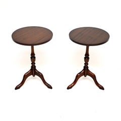 Pair of Antique Georgian Style Wine Tables