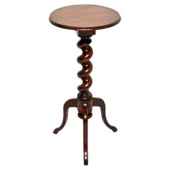 Antique Victorian Barley Twist Occasional Table