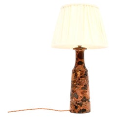 Vintage Italian Terrazzo Marble Table Lamp