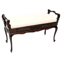 Antique Victorian Duet Piano Stool / Bench