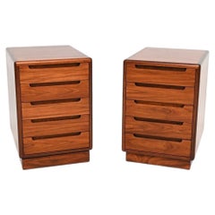 Pair of Danish Vintage Bedside Chests