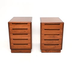 Pair of Danish Vintage Bedside Chests