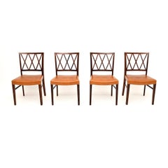 Set of Four Vintage Danish Dining Chairs by Ole Wanscher