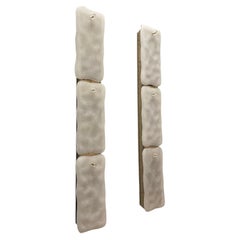 Pareja de lámparas de pared de cristal vintage de Kaiser Leutchen