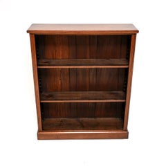 Antique Victorian Open Bookcase