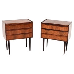 Pair of Vintage Danish Bedside Chests