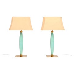 Pair of Vintage French Louis Drimmer Table Lamps by Hilton McConnico