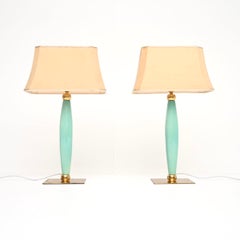 Pair of Vintage French Louis Drimmer Table Lamps by Hilton McConnico