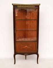 Antique French Ormolu-Mounted Corner Cabinet