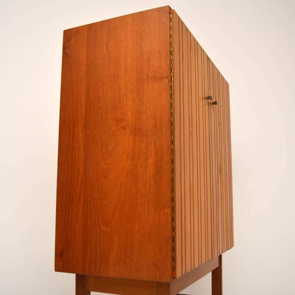 Mid-20th Century Retro Teak and Elm Drinks Cabinet by GW Evans, Vintage, 1950s