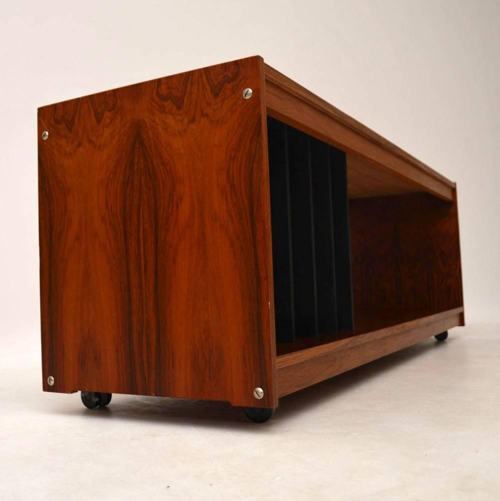 Danish Rosewood Retro Sideboard or Record Cabinet, T.V Stand In Excellent Condition In London, GB