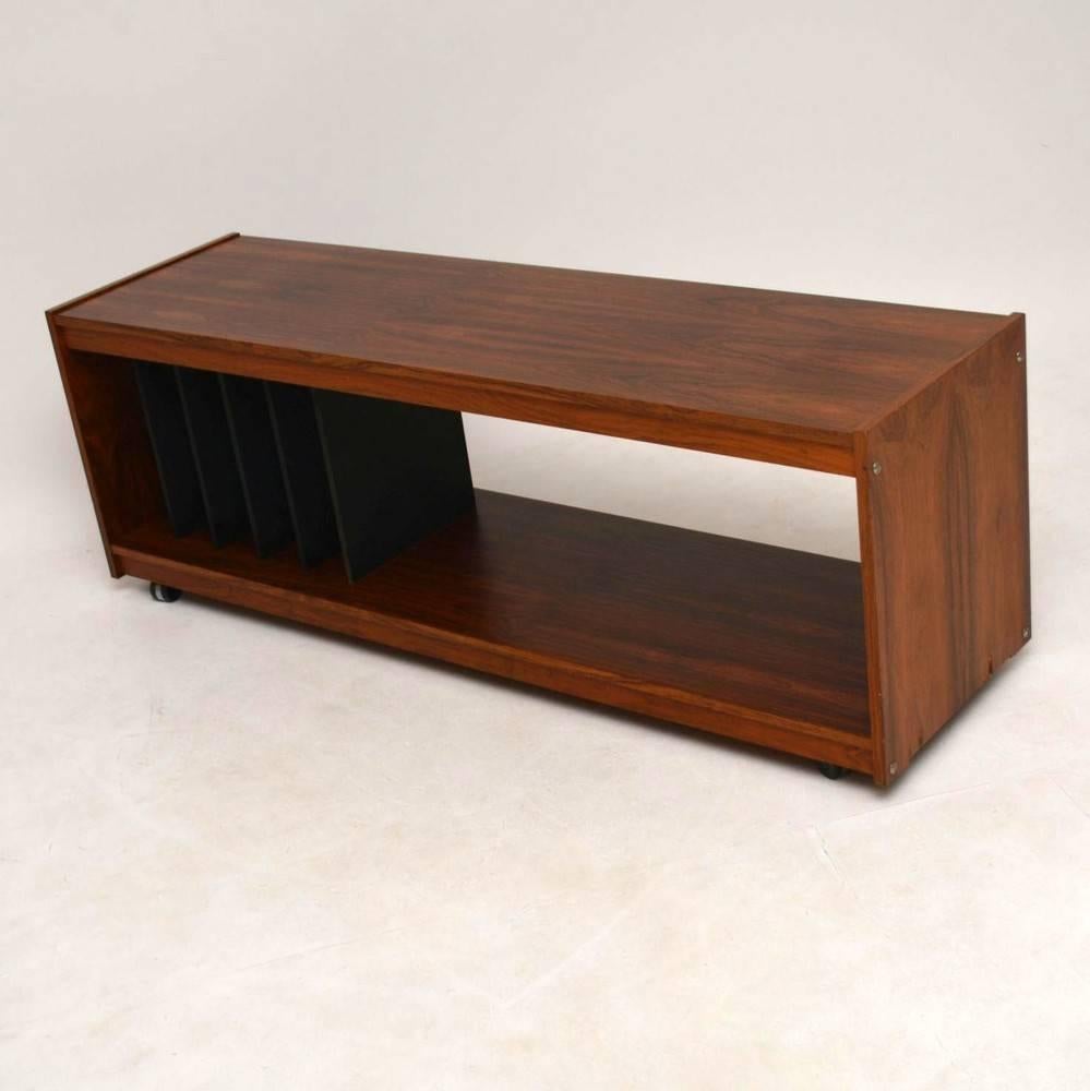 Mid-20th Century Danish Rosewood Retro Sideboard or Record Cabinet, T.V Stand
