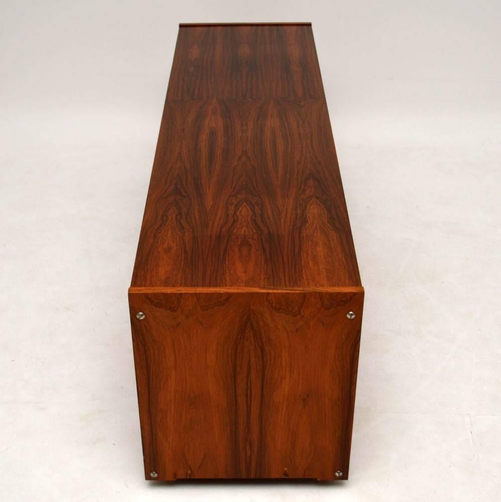 Danish Rosewood Retro Sideboard or Record Cabinet, T.V Stand 2