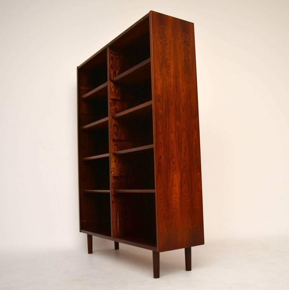 Danish Rosewood Open Bookcase by Poul Hundevad 2